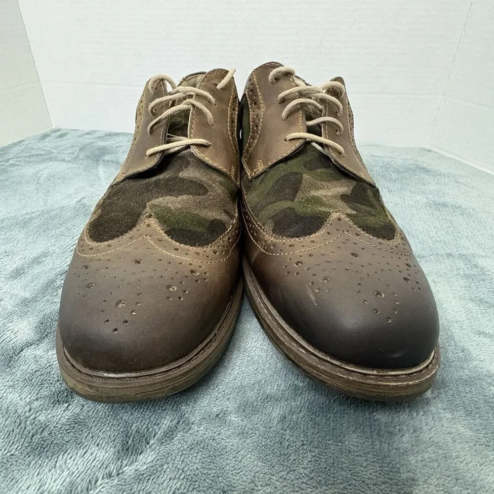 J Murphy Wing Tip Camo Mens Shoes 13M G4 Hybrid Rugged Casual